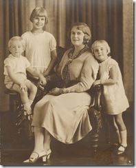 David, Merle, Irene and Valmai, taken 1935